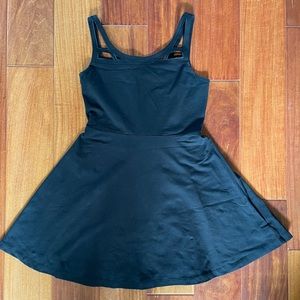 NWOT Express Black Fit & Flare Dress - Size XS